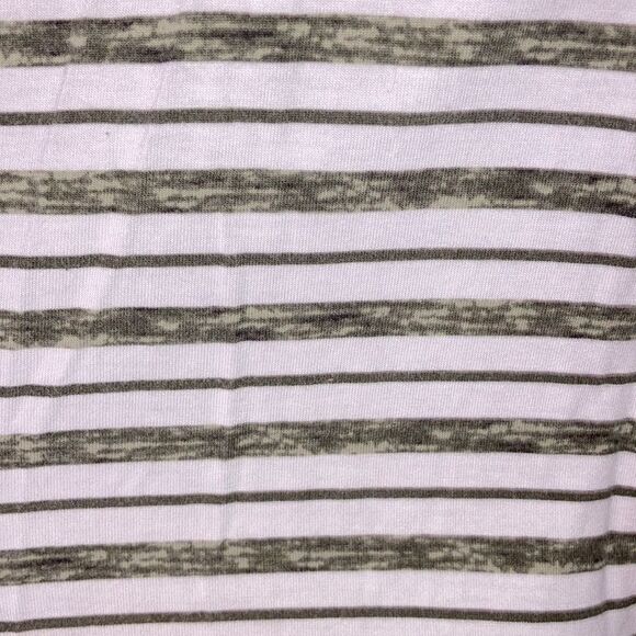 A.N.A. Green & White Striped Tank - Picture 2 of 4